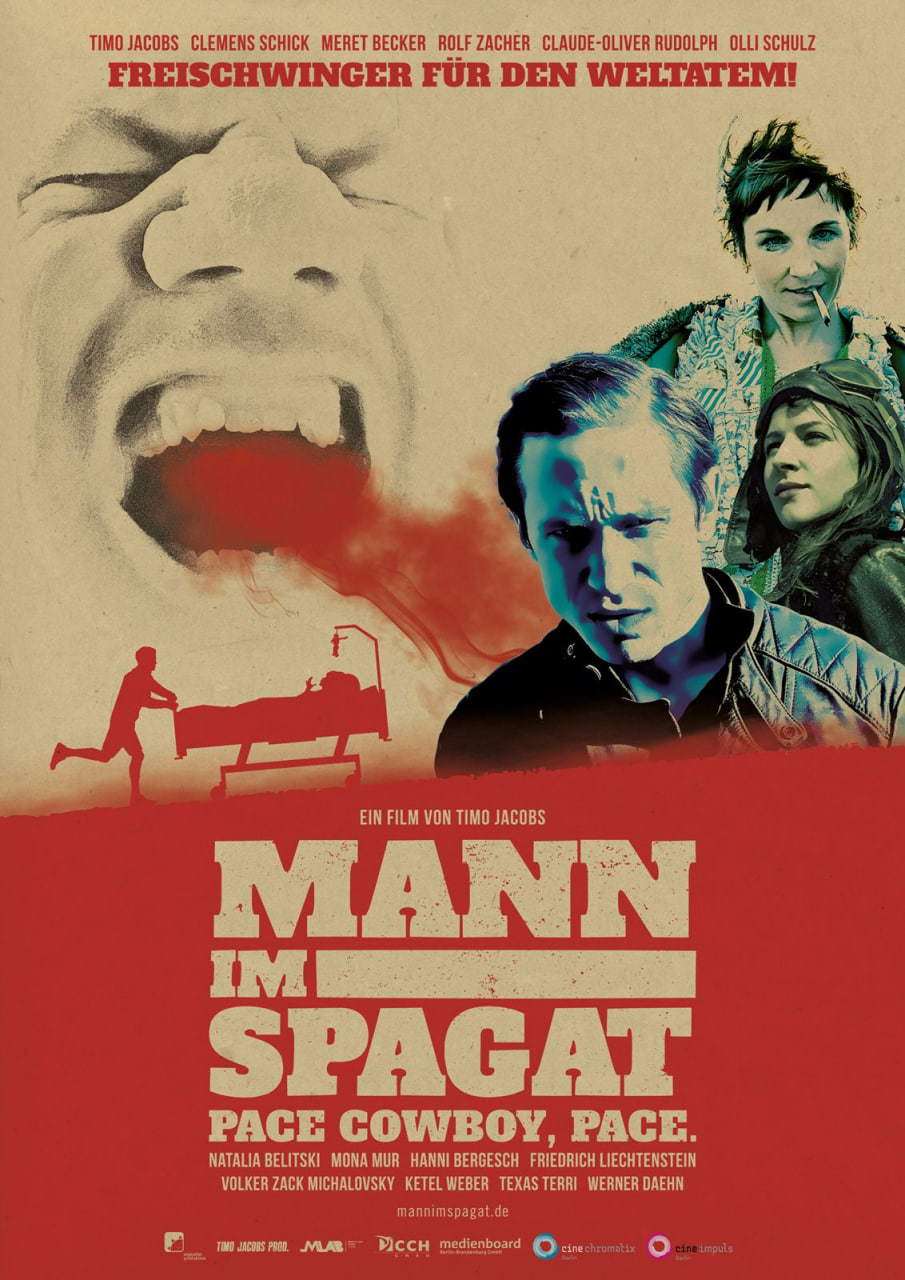 Mann im Spagat：佩斯、牛仔、佩斯